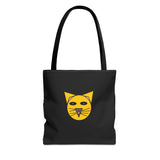 Playful Cat Face Tote Bag - Fun and Unique Design for Animal Lovers