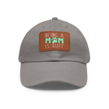 Mom Dog Lover Dad Hat with Leather Patch