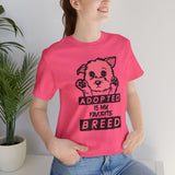 Adopt Pets Jersey T-Shirt — Support Shelter Animals, Rescue Adoption Tee