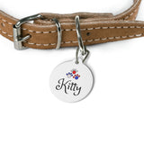 Personalized Kitty Pet Tag — Engraved Cat ID Tag