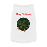 Pet Tank Top — Merry Christmas Ornament Branch Holiday Dog & Cat Tee