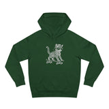 Cool Skateboarding Cat Hoodie — Retro Cat on Skateboard Pullover