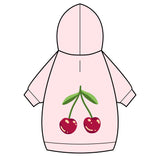 Cherry Pet Hoodie – Cute Navy Blue Dog & Cat Hoodie