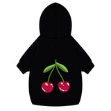 Cherry Pet Hoodie – Cute Navy Blue Dog & Cat Hoodie