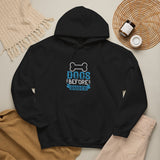 Dog Lover Hoodie - "Dogs Before Dudes" Funny Pet Rescue Sweatshirt
