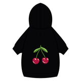 Cherry Pet Hoodie – Cute Navy Blue Dog & Cat Hoodie