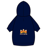 Pet Hoodie — "Sweet & Spooky" Candy Corn Design