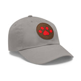 Hat with Paw Print Leather Patch - Pet Lovers