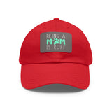 Mom Dog Lover Dad Hat with Leather Patch