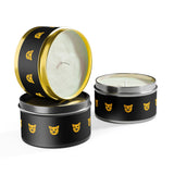 Cat-Themed Tin Candles - Cozy Home Decor, Gift for Pet Lovers, Relaxation Accessories, Cat Lover Gift, Aromatherapy Candles