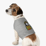 Rasta Marley Dog Tank — Reggae Graphic Pet Shirt
