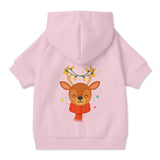 Festive Reindeer Pet Hoodie