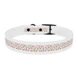 Pet Collar - Colorful Paw Prints Dog Collar