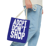 Adopt Don't Shop Tote Bag – Animal Rescue Advocacy Canvas Tote