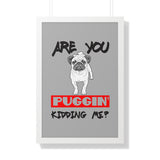 Pug Pet Framed Poster