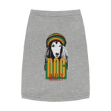 Rasta Marley Dog Tank — Reggae Graphic Pet Shirt