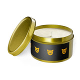 Cat-Themed Tin Candles - Cozy Home Decor, Gift for Pet Lovers, Relaxation Accessories, Cat Lover Gift, Aromatherapy Candles