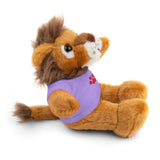 Plush Bear with Paw-Print Tee — Cute Gift for Kids & Pet Lovers