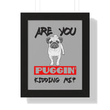 Pug Pet Framed Poster