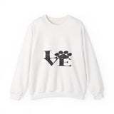 Expressing Love Crewneck Sweatshirt — Romantic Heart Design