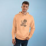 Dog on Skateboard Hoodie — Cute Skateboarding Puppy Pullover