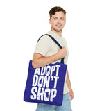 Adopt Don't Shop Tote Bag – Animal Rescue Advocacy Canvas Tote
