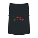 Merry & Bright Pet Tank Top — Christmas Dog Shirt with Tree Design
