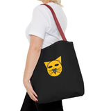 Playful Cat Face Tote Bag - Fun and Unique Design for Animal Lovers