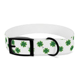 Lucky Clover Dog Collar — St. Patrick’s Day Green Shamrock Pet Collar
