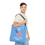 Patriotic Dog Tote Bag - Home of the Dog, Land of the Free
