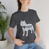 Unisex Jersey Short Sleeve Tee adopt a pet
