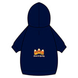Pet Hoodie — "Sweet & Spooky" Candy Corn Design