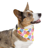 Pet Bandana Collar - Colorful Easter Egg Design