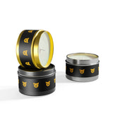Cat-Themed Tin Candles - Cozy Home Decor, Gift for Pet Lovers, Relaxation Accessories, Cat Lover Gift, Aromatherapy Candles