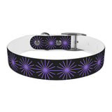 Purple Star Dog Collar — Adjustable Pet Collar with Star Pattern