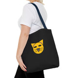 Playful Cat Face Tote Bag - Fun and Unique Design for Animal Lovers