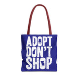 Adopt Don't Shop Tote Bag – Animal Rescue Advocacy Canvas Tote
