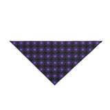 Purple Star Pet Bandana — Star Pattern Dog/Cat Bandana