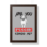 Pug Pet Framed Poster