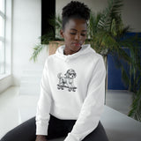 Dog on Skateboard Hoodie — Cute Skateboarding Puppy Pullover