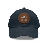 Hat with Leather Patch — "for the love of pets"