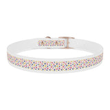 Pet Collar - Colorful Paw Prints Dog Collar