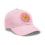 Cap for Cat Lovers with Leather Patch (Round)
