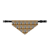 Dog Print Bandana Collar