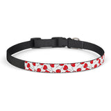 Cherry Print Clip-On Pet Collar — Cute Red Cherry Dog Collar