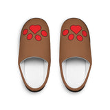 Men's Slippers - Paw Print Father's Day Gift
