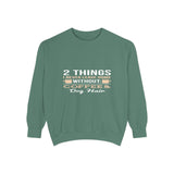 Sweatshirt — "2 Things I Never Leave Home Without: Coffee & Dog Hair" Cozy Crewneck