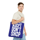 Adopt Don't Shop Tote Bag – Animal Rescue Advocacy Canvas Tote