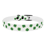 Lucky Clover Dog Collar — St. Patrick’s Day Green Shamrock Pet Collar
