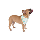 Bone & Paw Print Pet Bandana — Cute Dog Bandana for Puppies & Small Dogs